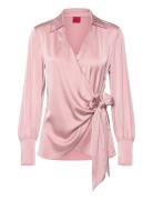 Edama Tops Blouses Long-sleeved Pink HUGO