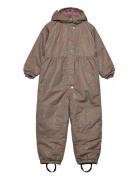 Hcotine - Snowsuit Outerwear Coveralls Snow-ski Coveralls & Sets Brown Hust & Claire