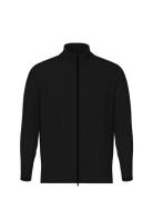 Slhdry Ls Knit Relaxed Full Zip Tops Knitwear Full Zip Jumpers Black Selected Homme