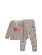 Wilhelm Printed Pyjamas Set Pyjamassæt Multi/patterned Liewood