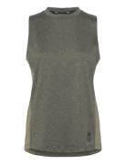 Motion Sport Mesh Tank Sport T-shirts & Tops Sleeveless Khaki Green 2XU