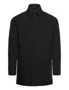 Climate Shell? Car Coat Jacket - Gr Frakke Jakke Black Knowledge Cotton Apparel