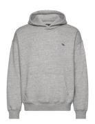 Anf Mens Sweatshirts Tops Sweatshirts & Hoodies Hoodies Grey Abercrombie & Fitch