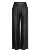 Almadep Pant Bottoms Trousers Leather Leggings-Bukser Black DEPECHE