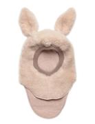 Balaclava Ears Wool Teddy Accessories Headwear Balaclava Beige Huttelihut