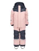 Skare Kids Set Sport Coveralls Snow-ski Coveralls & Sets Pink Didriksons