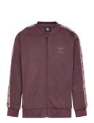 Hmlwulbato Zip Jacket Sport Sweatshirts & Hoodies Sweatshirts Burgundy Hummel