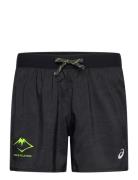 Fujitrail All Over Print 5In Short Sport Shorts Sport Shorts Black Asics