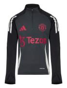 Manchester United Fc Eu Tr Topy Tops Sweatshirts & Hoodies Sweatshirts Black Adidas Performance