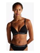 Padded Triangle Lingerie Bras & Tops Soft Bras Non Wired Bras Black Tommy Hilfiger