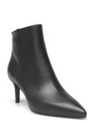 Classic Bootie Pointed Low Shoes Boots Ankle Boots Ankle Boots With Heel Black Apair