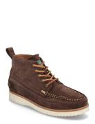 Suede Ranger Work Boot Snørestøvler Brown Polo Ralph Lauren