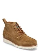 Suede Ranger Work Boot Snørestøvler Brown Polo Ralph Lauren