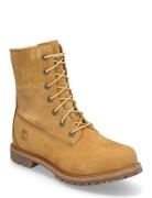 Timberland Authentic Mid Warm Lined Waterproof Boot Wheat Shoes Boots Ankle Boots Laced Boots Beige Timberland