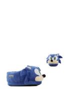 Sonic 3D Houseshoe Slippers Hjemmesko Blue Sonic