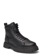 Tjm Warm Lining Boot Snørestøvler Black Tommy Hilfiger