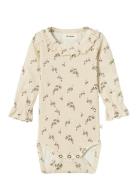 Nbfgio Bia Ls Slim Body Lil Bodies Long-sleeved Multi/patterned Lil'Atelier