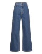 Organic Pocket Jeans, Wide Fit Bottoms Jeans Wide Jeans Blue Copenhagen Colors