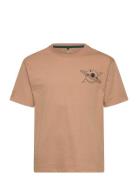 Tnmatt Os S_S Tee Tops T-Kortærmet Skjorte Beige The New