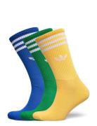 High Crew Sock 3 Pair Pack Sport Socks Regular Socks Multi/patterned Adidas Originals