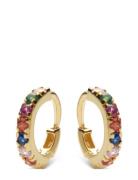 Nubia Color Earring Accessories Jewellery Earrings Hoops Gold Maanesten