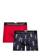 Classic Stretch-Cotton Trunk 2-Pack Boxershorts Red Polo Ralph Lauren Underwear