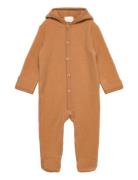 Hush Wool Wholesuit Outerwear Fleece Outerwear Fleece Suits Brown Fixoni