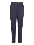 Stretch Cotton-Blend Pant Bottoms Trousers Slim Fit Trousers Blue Lauren Ralph Lauren