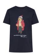 Polo Bear Cotton Jersey Tee Tops T-Kortærmet Skjorte Navy Ralph Lauren Kids