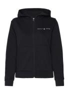 Reg Printed Graphic Zip Hood Tops Sweatshirts & Hoodies Hoodies Black GANT