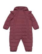 Wholesuit W. Lining Quilted Outerwear Coveralls Snow-ski Coveralls & Sets Red Fixoni