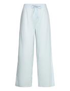 Core Sleep Poplin Pants Pyjamas Nattøj Blue Organic Basics