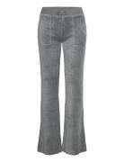 Layla Low Rise Pocket Bottoms Trousers Joggers Grey Juicy Couture