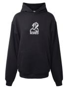 Hoodie W/Embroidery Tops Sweatshirts & Hoodies Hoodies Black Hound