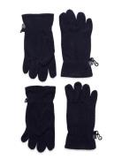 Gloves Fleece - 2 Pcs. Set. Accessories Gloves & Mittens Gloves Navy Color Kids