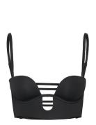 Multiway Solution - Light Padded Bustier U Lingerie Bras & Tops Push Up Bras Black Etam