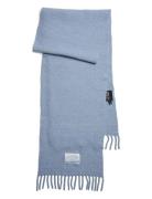 Pcnebraska Long Knit Scarf Bc Accessories Scarves Winter Scarves Blue Pieces