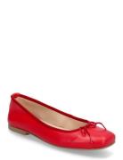 Biaemily Karré Ballerina Smooth Leather Ballerinasko Ballerinaer Red Bianco