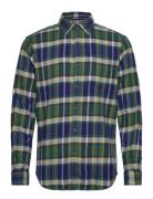 Ls Plaid Flannel Str Tops Shirts Casual Multi/patterned Original Penguin