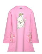 Snorkmaiden Dress Dresses & Skirts Dresses Casual Dresses Long-sleeved Casual Dresses Pink MUMIN