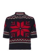 Snowflake-Motif Wool-Blend Sweater Tops Knitwear Jumpers Navy Polo Ralph Lauren