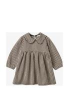 Ella Ls Dress Dresses & Skirts Dresses Casual Dresses Long-sleeved Casual Dresses Brown Fliink