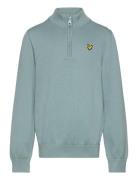 1/4 Zip Jumper Tops Sweatshirts & Hoodies Sweatshirts Green Lyle & Scott