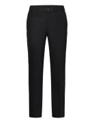 Slhreg-Neil Elastic Wb Trs Bottoms Trousers Formal Black Selected Homme