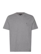 Essential Reg Fit Heather Tee Tops T-Kortærmet Skjorte Grey Tommy Hilfiger