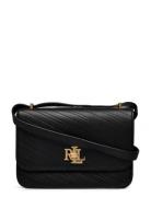 Stitched Nappa Leather Medium Sophee Bag Bags Crossbody Bags Black Lauren Ralph Lauren