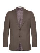 Flannel Blazer Suits & Blazers Blazers Single Breasted Blazers Brown Michael Kors