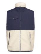 Wind-Blocking Hybrid Vest Tops Sweatshirts & Hoodies Fleeces & Midlayers Cream Polo Ralph Lauren