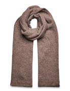 Soft Knitted Scarf Accessories Scarves Winter Scarves Brown Gina Tricot