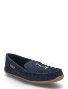 Brenan Polo Bear Suede Slipper Loafers Flade Sko Navy Polo Ralph Lauren